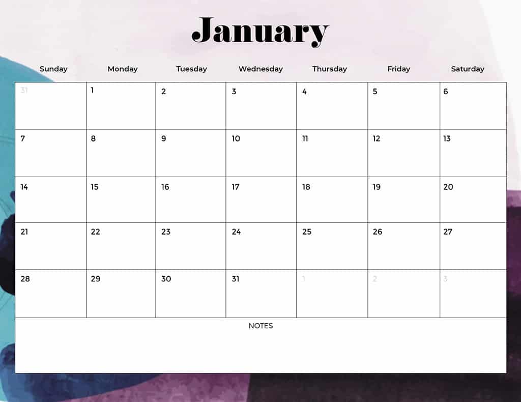 FREE 2024 CALENDARS — 120 PRINTABLE OPTIONS— SUNDAY &#038; MONDAY STARTS, Oh So Lovely Blog