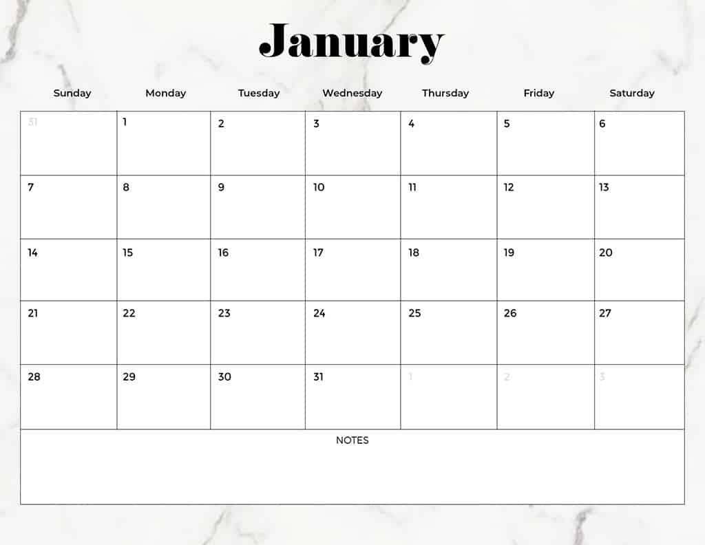 FREE 2024 CALENDARS — 120 PRINTABLE OPTIONS— SUNDAY &#038; MONDAY STARTS, Oh So Lovely Blog