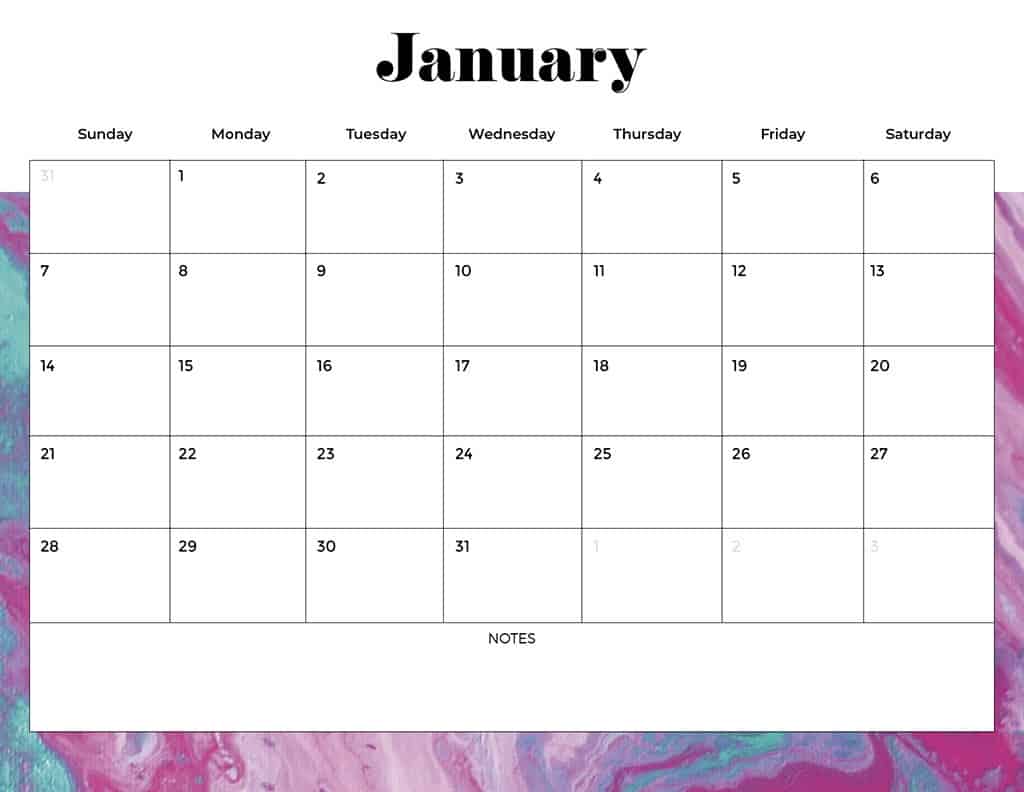 FREE 2024 CALENDARS — 120 PRINTABLE OPTIONS— SUNDAY &#038; MONDAY STARTS, Oh So Lovely Blog