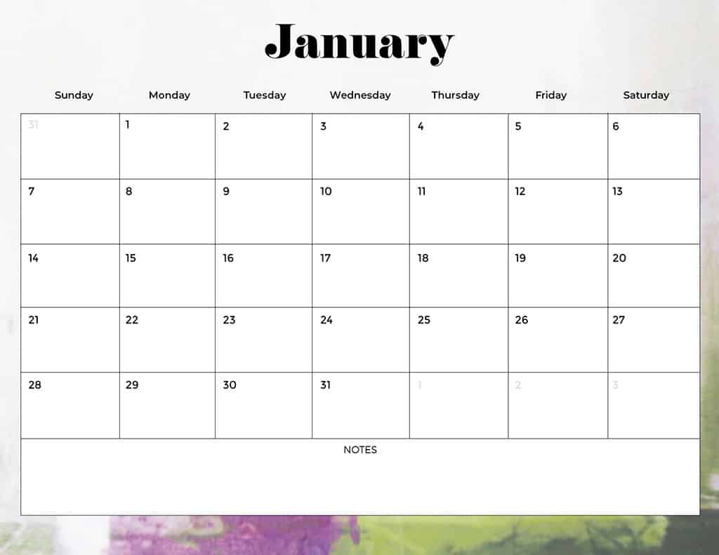 FREE 2024 CALENDARS — 120 PRINTABLE OPTIONS— SUNDAY &#038; MONDAY STARTS, Oh So Lovely Blog