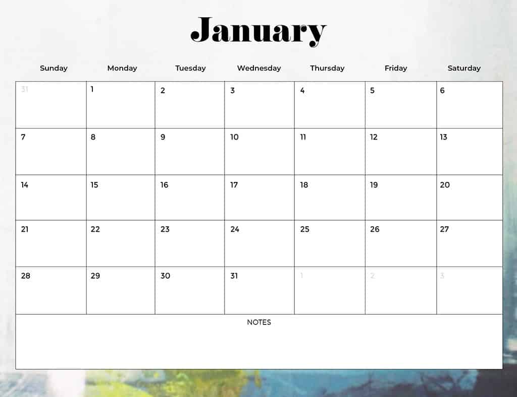 FREE 2024 CALENDARS — 120 PRINTABLE OPTIONS— SUNDAY &#038; MONDAY STARTS, Oh So Lovely Blog