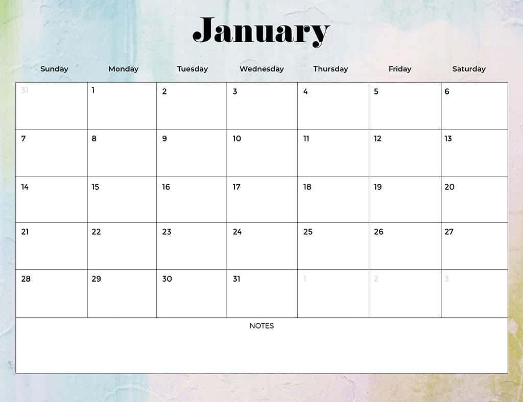 FREE 2024 CALENDARS — 120 PRINTABLE OPTIONS— SUNDAY &#038; MONDAY STARTS, Oh So Lovely Blog