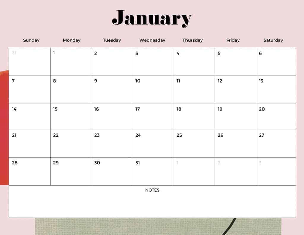 FREE 2024 CALENDARS — 120 PRINTABLE OPTIONS— SUNDAY &#038; MONDAY STARTS, Oh So Lovely Blog