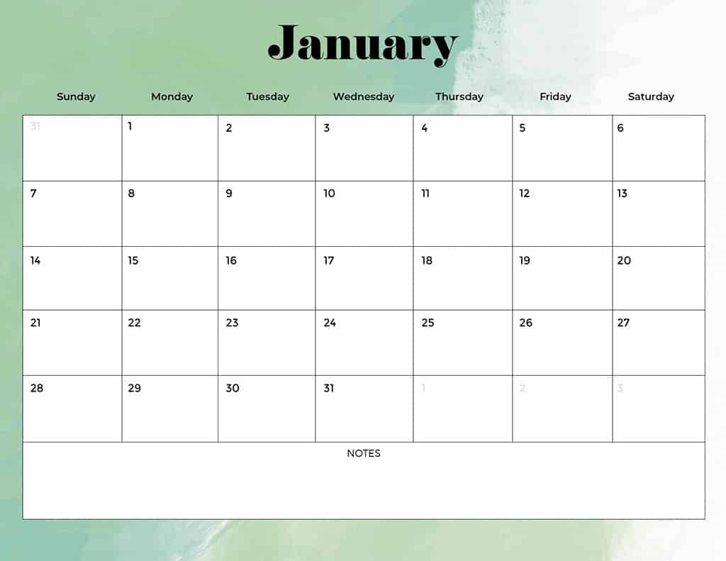 FREE 2024 CALENDARS — 120 PRINTABLE OPTIONS— SUNDAY &#038; MONDAY STARTS, Oh So Lovely Blog