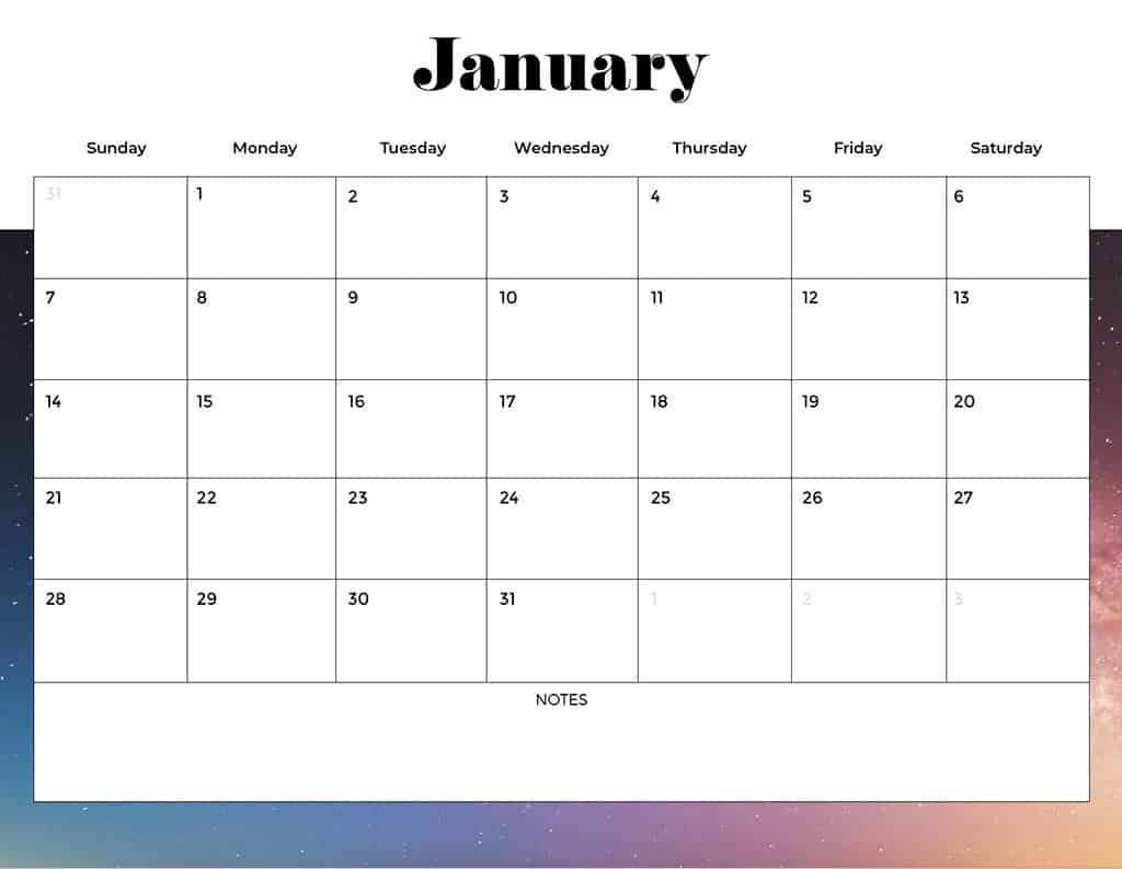 FREE 2024 CALENDARS — 120 PRINTABLE OPTIONS— SUNDAY &#038; MONDAY STARTS, Oh So Lovely Blog