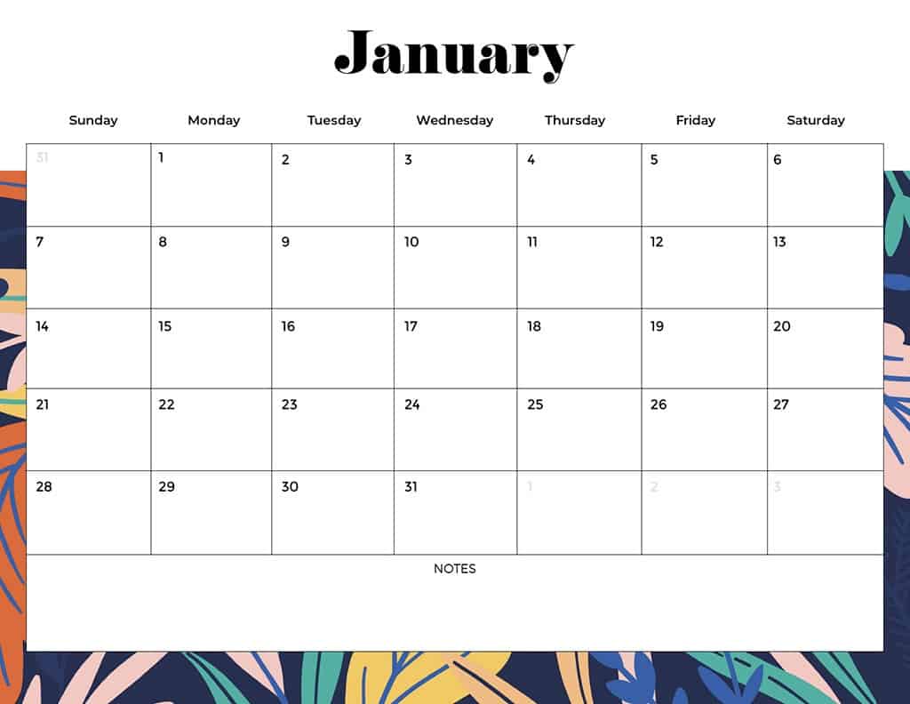 FREE 2024 CALENDARS — 120 PRINTABLE OPTIONS— SUNDAY &#038; MONDAY STARTS, Oh So Lovely Blog