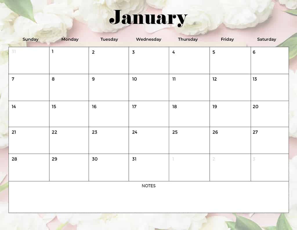 FREE 2024 CALENDARS — 120 PRINTABLE OPTIONS— SUNDAY &#038; MONDAY STARTS, Oh So Lovely Blog