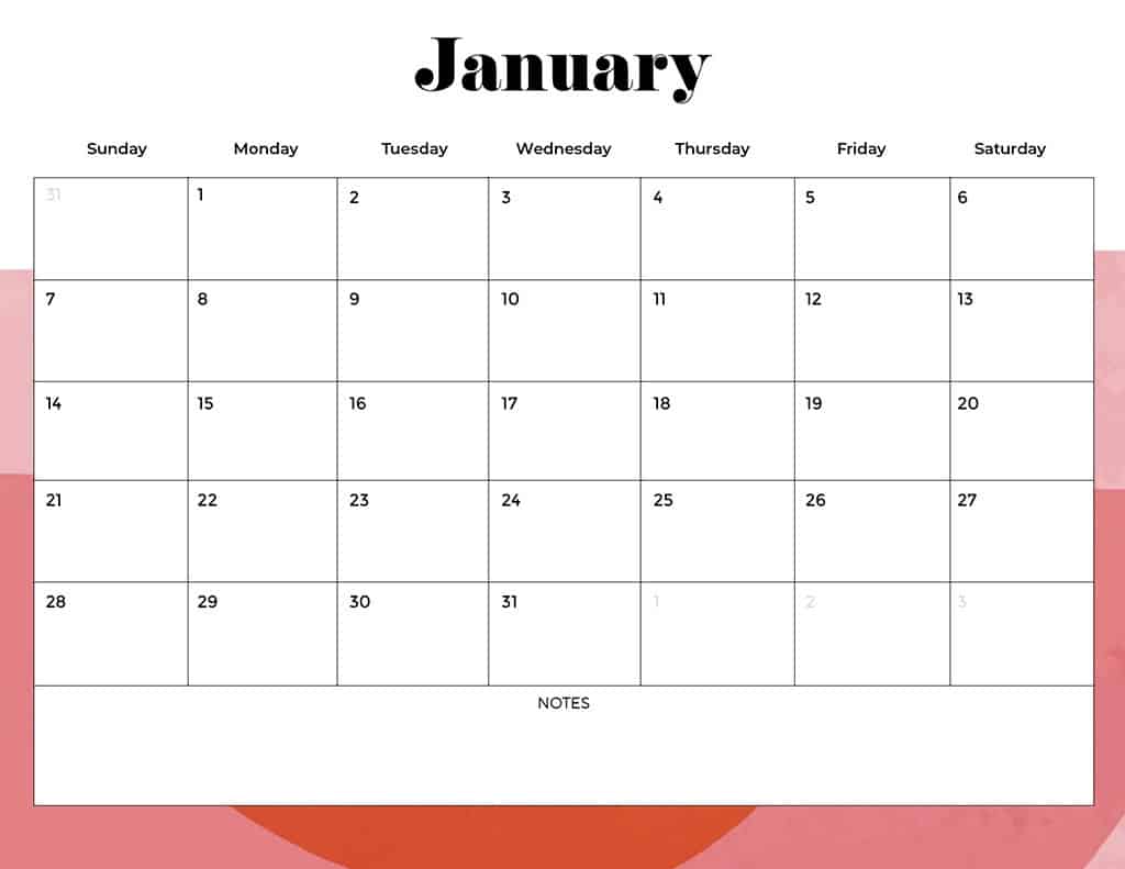 FREE 2024 CALENDARS — 120 PRINTABLE OPTIONS— SUNDAY &#038; MONDAY STARTS, Oh So Lovely Blog