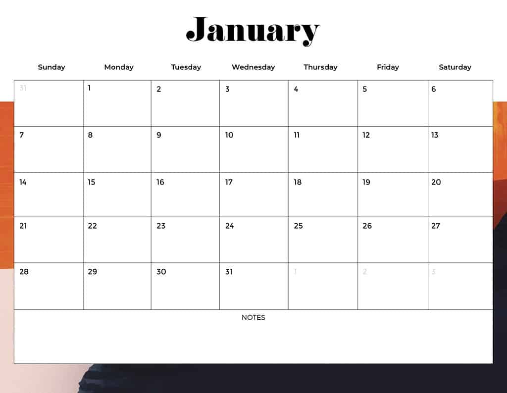 FREE 2024 CALENDARS — 120 PRINTABLE OPTIONS— SUNDAY &#038; MONDAY STARTS, Oh So Lovely Blog