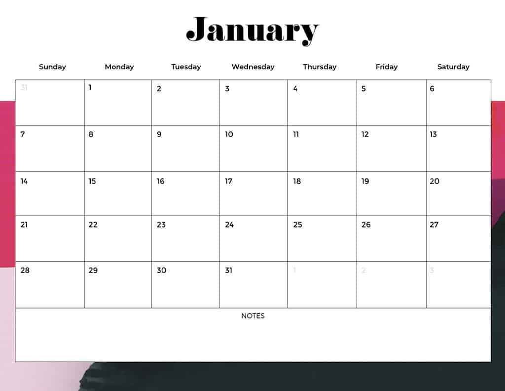 FREE 2024 CALENDARS — 120 PRINTABLE OPTIONS— SUNDAY &#038; MONDAY STARTS, Oh So Lovely Blog