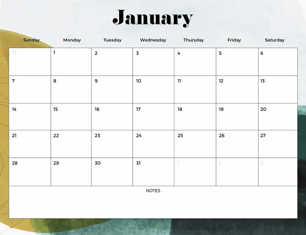 FREE 2024 CALENDARS — 120 PRINTABLE OPTIONS— SUNDAY &#038; MONDAY STARTS, Oh So Lovely Blog