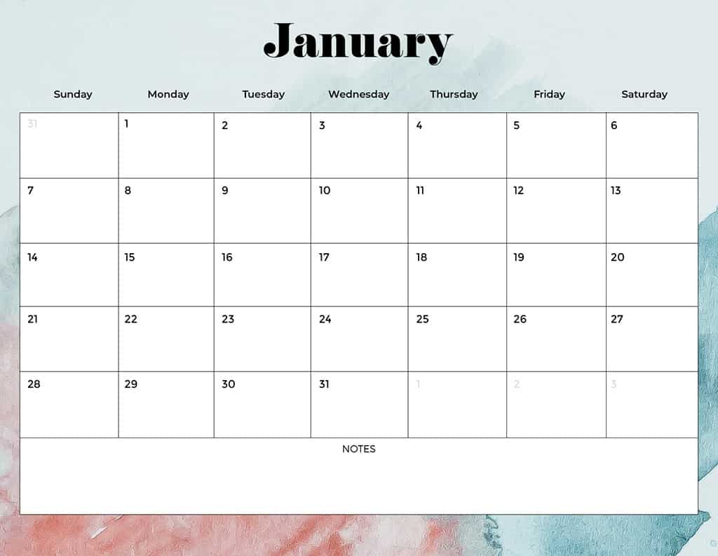 FREE 2024 CALENDARS — 120 PRINTABLE OPTIONS— SUNDAY &#038; MONDAY STARTS, Oh So Lovely Blog