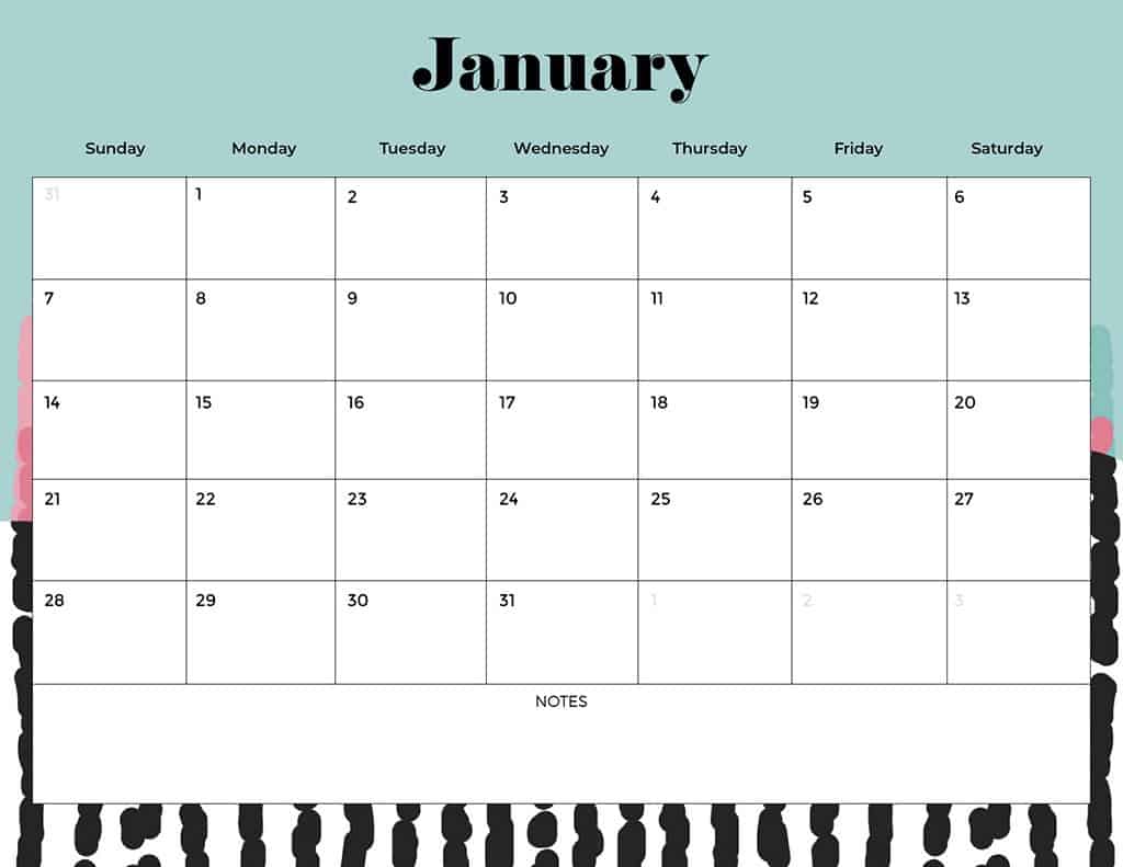 FREE 2024 CALENDARS — 120 PRINTABLE OPTIONS— SUNDAY &#038; MONDAY STARTS, Oh So Lovely Blog