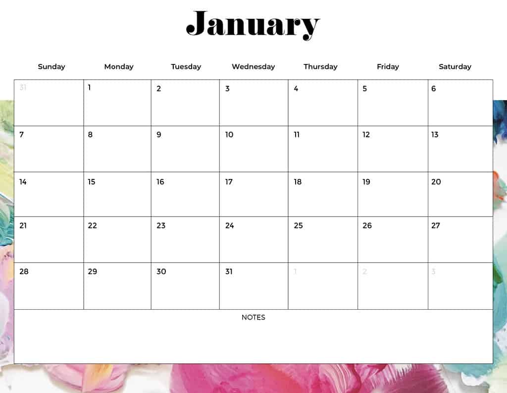 FREE 2024 CALENDARS — 120 PRINTABLE OPTIONS— SUNDAY &#038; MONDAY STARTS, Oh So Lovely Blog