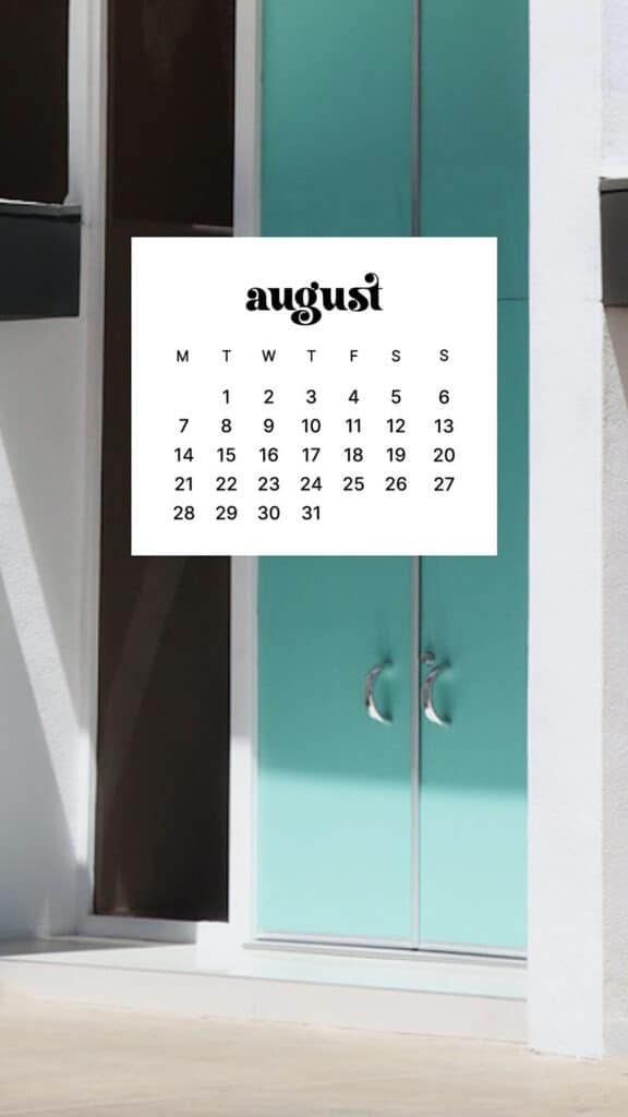 AUGUST 2023 WALLPAPERS – 40 FREE PHONE &#038; DESKTOP CALENDARS!, Oh So Lovely Blog