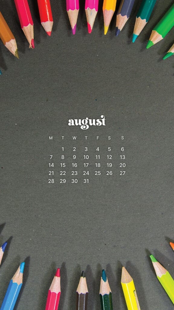 AUGUST 2023 WALLPAPERS – 40 FREE PHONE &#038; DESKTOP CALENDARS!, Oh So Lovely Blog