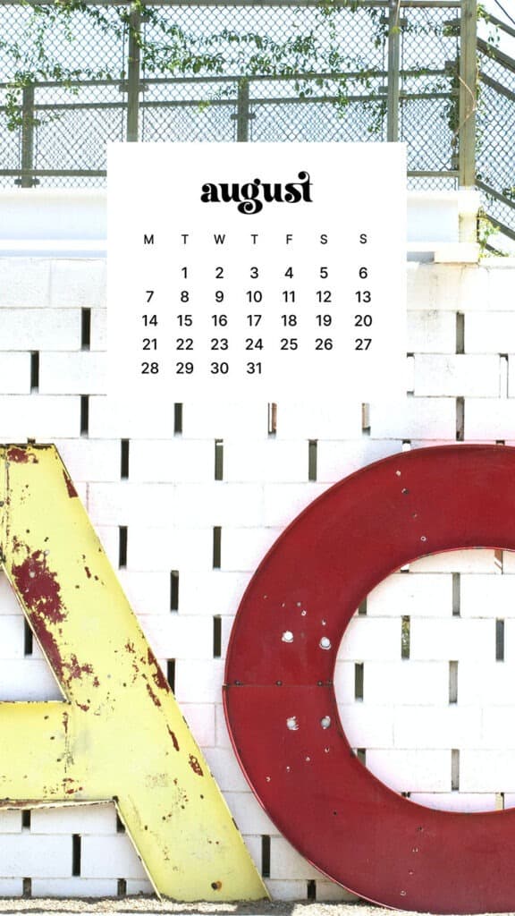 AUGUST 2023 WALLPAPERS – 40 FREE PHONE &#038; DESKTOP CALENDARS!, Oh So Lovely Blog