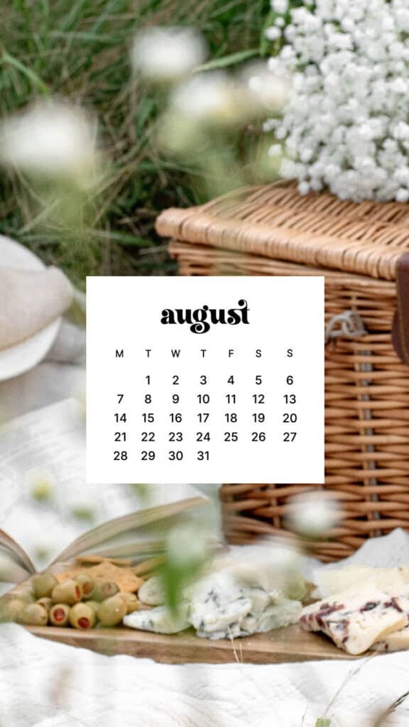 AUGUST 2023 WALLPAPERS – 40 FREE PHONE &#038; DESKTOP CALENDARS!, Oh So Lovely Blog