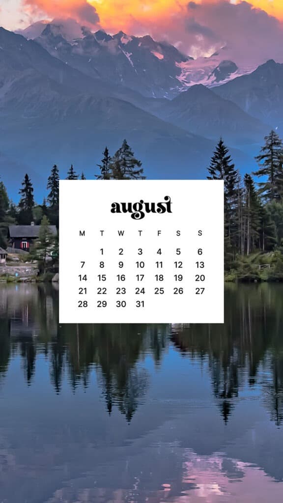 AUGUST 2023 WALLPAPERS – 40 FREE PHONE &#038; DESKTOP CALENDARS!, Oh So Lovely Blog