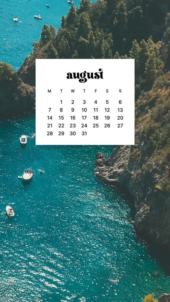 AUGUST 2023 WALLPAPERS – 40 FREE PHONE &#038; DESKTOP CALENDARS!, Oh So Lovely Blog