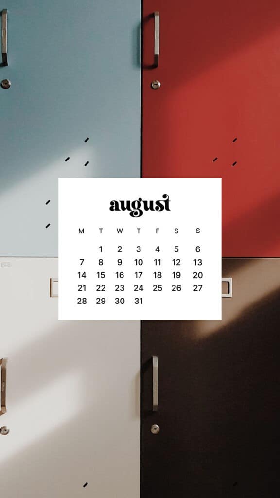 AUGUST 2023 WALLPAPERS – 40 FREE PHONE &#038; DESKTOP CALENDARS!, Oh So Lovely Blog