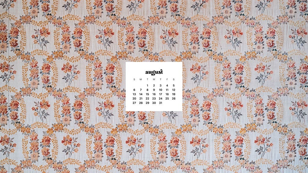 AUGUST 2023 WALLPAPERS – 40 FREE PHONE &#038; DESKTOP CALENDARS!, Oh So Lovely Blog