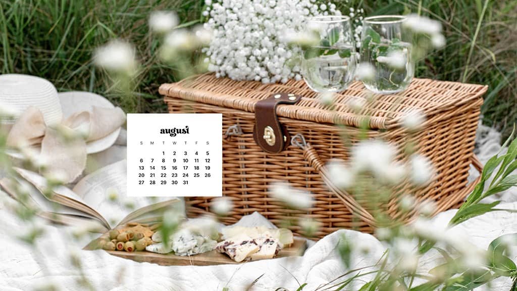 AUGUST 2023 WALLPAPERS – 40 FREE PHONE &#038; DESKTOP CALENDARS!, Oh So Lovely Blog