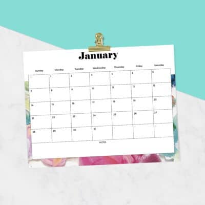 FREE 2024 CALENDARS — 120 PRINTABLE OPTIONS— SUNDAY &#038; MONDAY STARTS, Oh So Lovely Blog