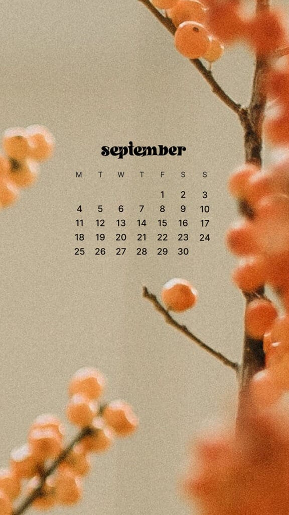 SEPTEMBER 2023 WALLPAPERS – 45 FREE PHONE &#038; DESKTOP CALENDARS!, Oh So Lovely Blog