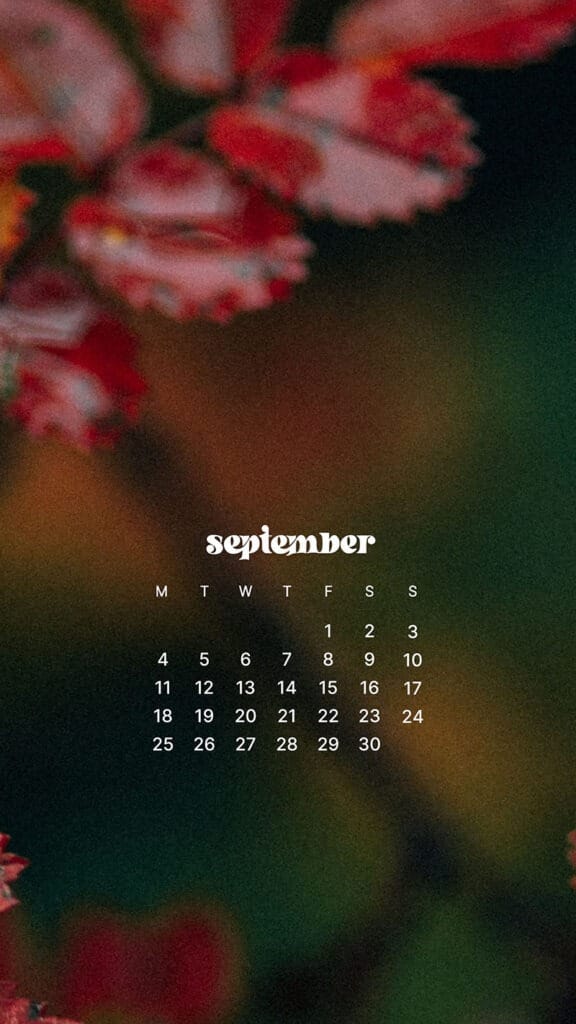 SEPTEMBER 2023 WALLPAPERS – 45 FREE PHONE &#038; DESKTOP CALENDARS!, Oh So Lovely Blog