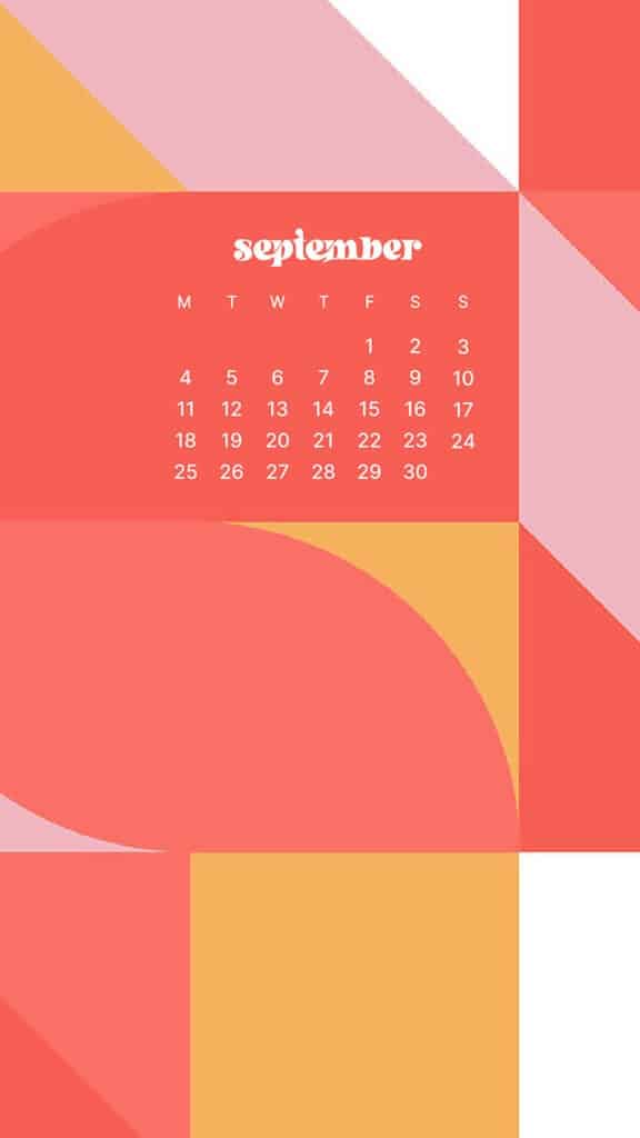 SEPTEMBER 2023 WALLPAPERS – 45 FREE PHONE &#038; DESKTOP CALENDARS!, Oh So Lovely Blog