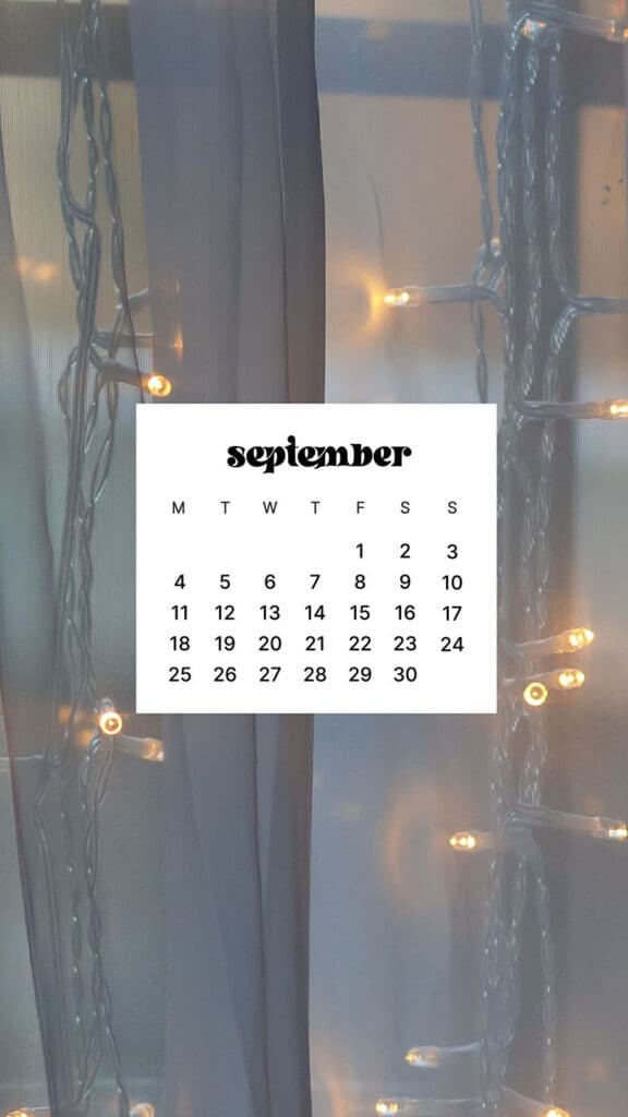 SEPTEMBER 2023 WALLPAPERS – 45 FREE PHONE &#038; DESKTOP CALENDARS!, Oh So Lovely Blog