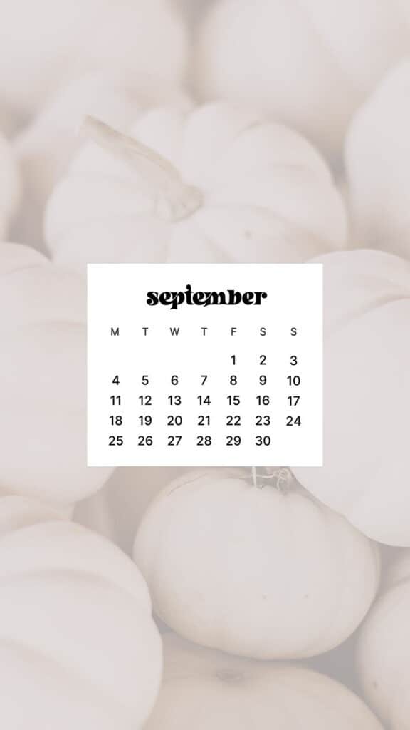 SEPTEMBER 2023 WALLPAPERS – 45 FREE PHONE &#038; DESKTOP CALENDARS!, Oh So Lovely Blog