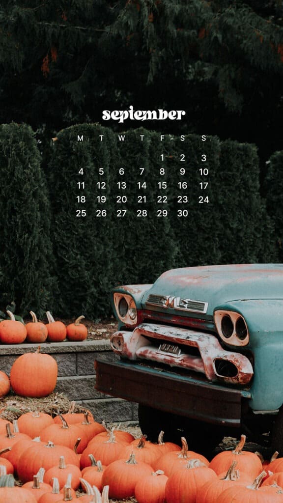 SEPTEMBER 2023 WALLPAPERS – 45 FREE PHONE &#038; DESKTOP CALENDARS!, Oh So Lovely Blog