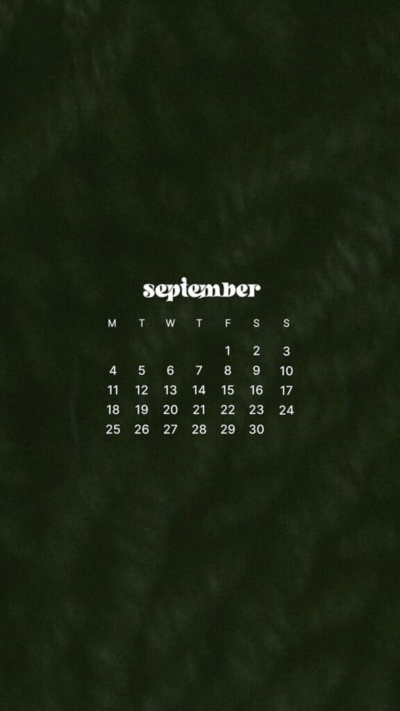 SEPTEMBER 2023 WALLPAPERS – 45 FREE PHONE &#038; DESKTOP CALENDARS!, Oh So Lovely Blog