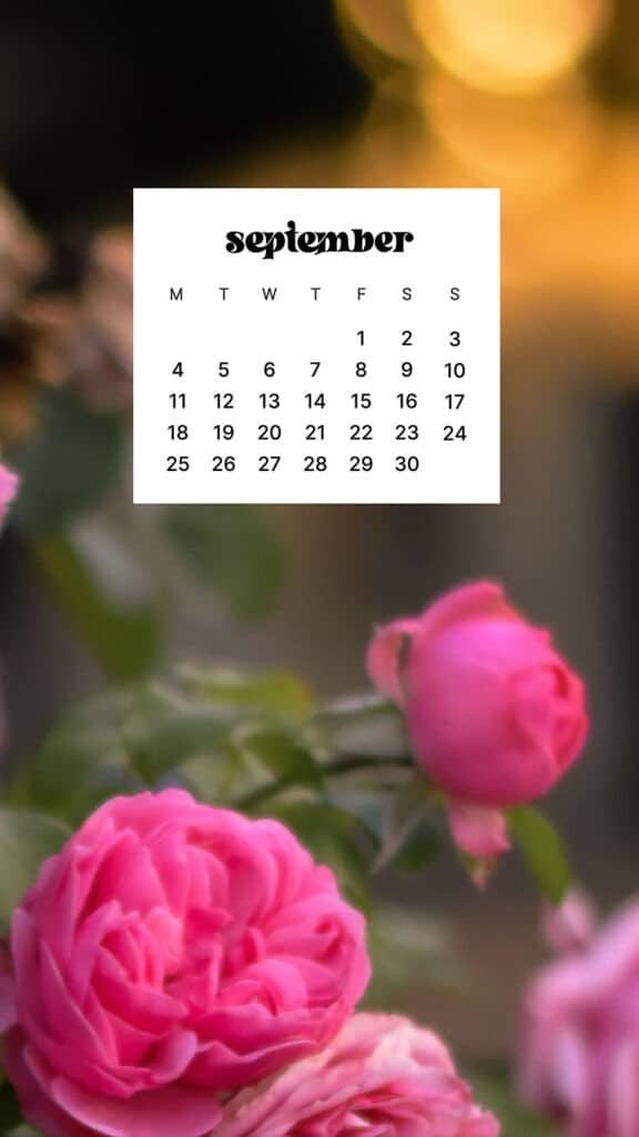 SEPTEMBER 2023 WALLPAPERS – 45 FREE PHONE &#038; DESKTOP CALENDARS!, Oh So Lovely Blog