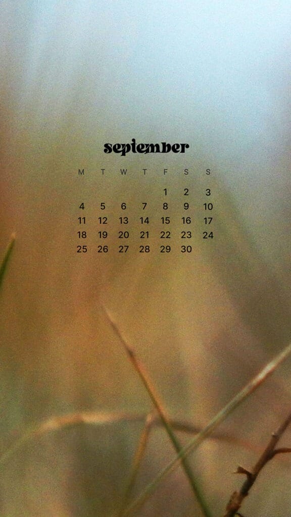 SEPTEMBER 2023 WALLPAPERS – 45 FREE PHONE &#038; DESKTOP CALENDARS!, Oh So Lovely Blog