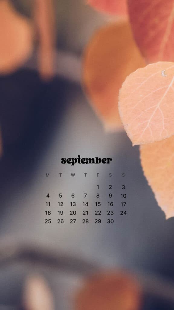 SEPTEMBER 2023 WALLPAPERS – 45 FREE PHONE &#038; DESKTOP CALENDARS!, Oh So Lovely Blog