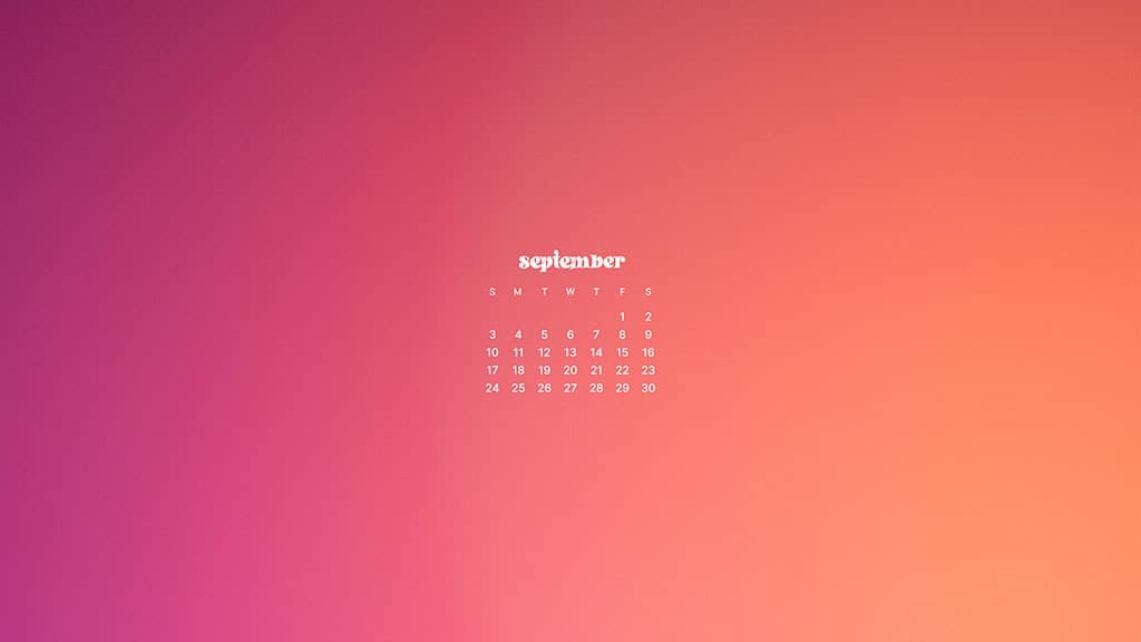 SEPTEMBER 2023 WALLPAPERS – 45 FREE PHONE &#038; DESKTOP CALENDARS!, Oh So Lovely Blog