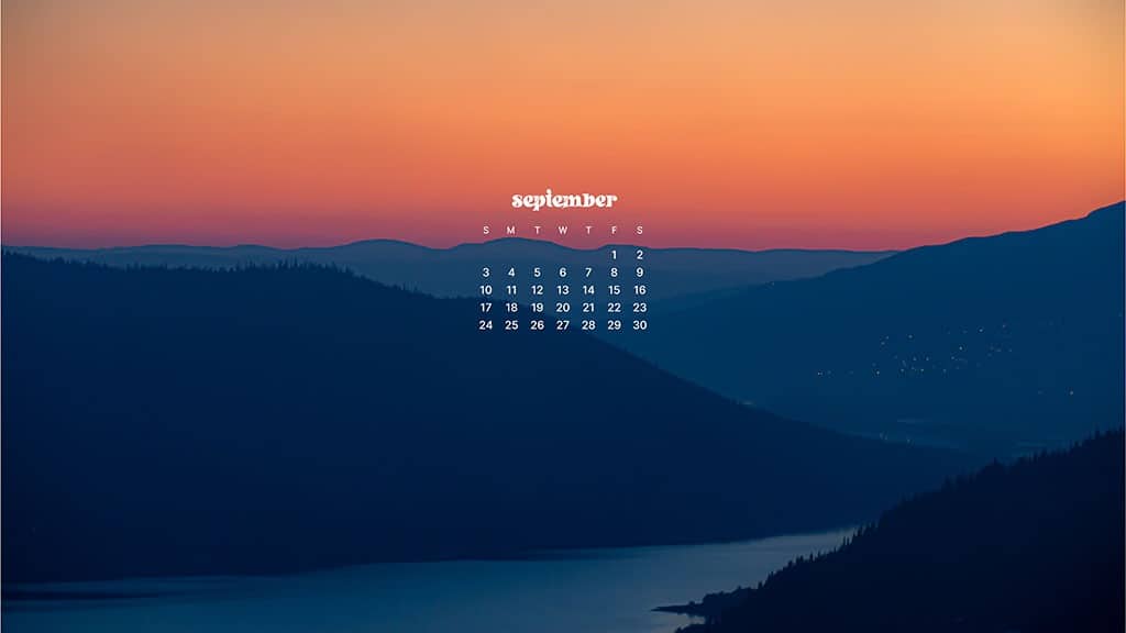 SEPTEMBER 2023 WALLPAPERS – 45 FREE PHONE &#038; DESKTOP CALENDARS!, Oh So Lovely Blog