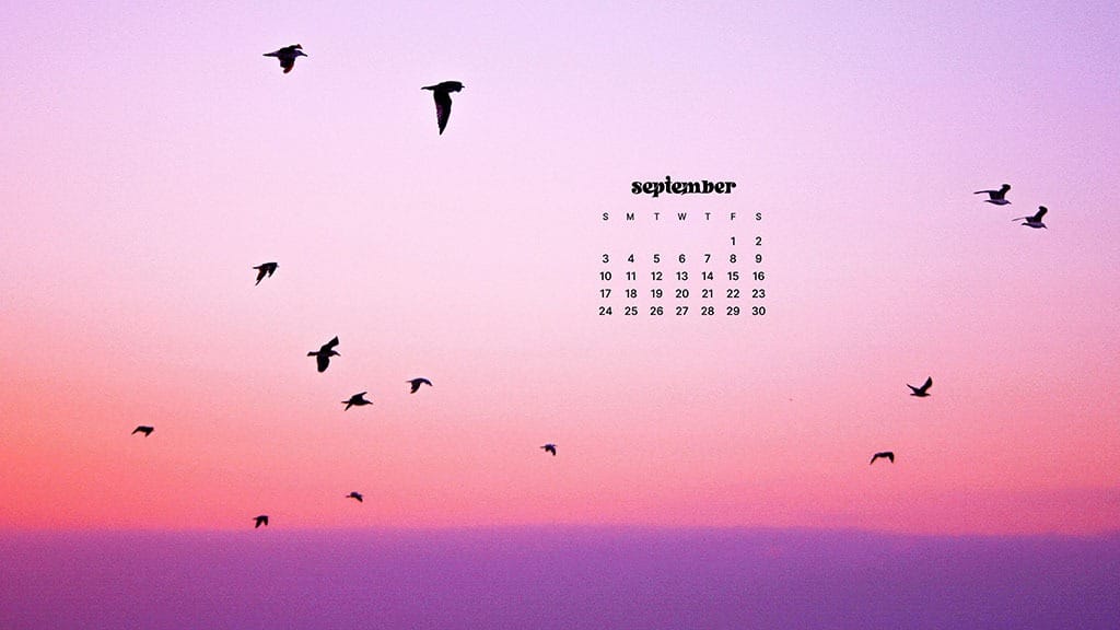 SEPTEMBER 2023 WALLPAPERS – 45 FREE PHONE &#038; DESKTOP CALENDARS!, Oh So Lovely Blog