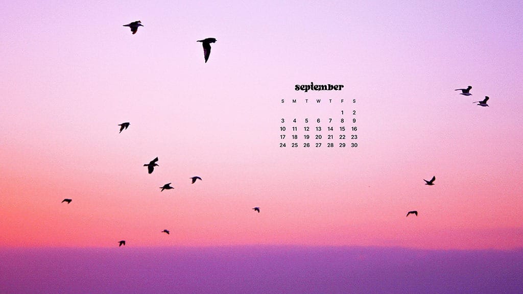 SEPTEMBER 2023 WALLPAPERS – 45 FREE PHONE &#038; DESKTOP CALENDARS!, Oh So Lovely Blog