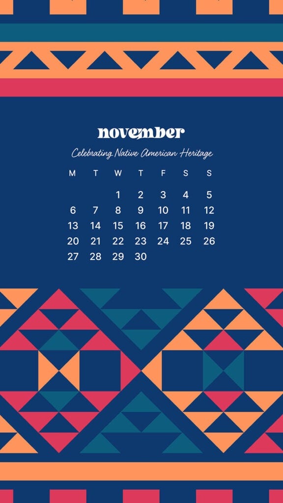 NATIVE AMERICAN HERITAGE MONTH WALLPAPERS – 36 FREE OPTIONS – NOVEMBER 2023, Oh So Lovely Blog