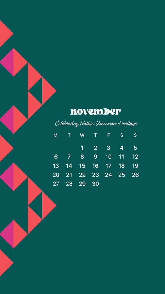 NATIVE AMERICAN HERITAGE MONTH WALLPAPERS – 36 FREE OPTIONS – NOVEMBER 2023, Oh So Lovely Blog