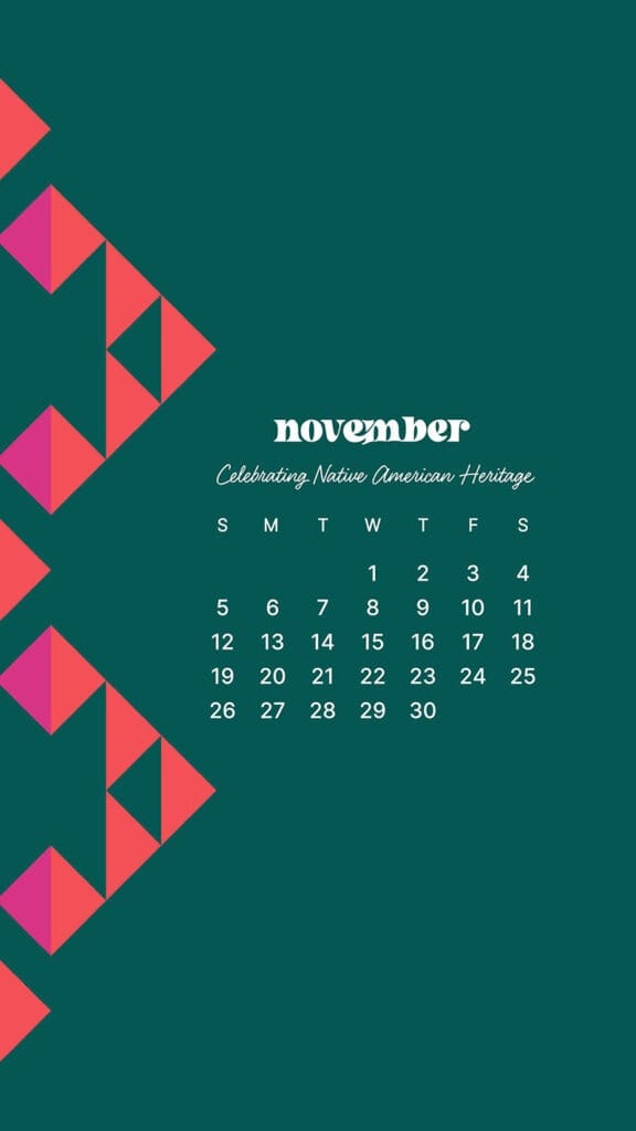 NATIVE AMERICAN HERITAGE MONTH WALLPAPERS – 36 FREE OPTIONS – NOVEMBER 2023, Oh So Lovely Blog