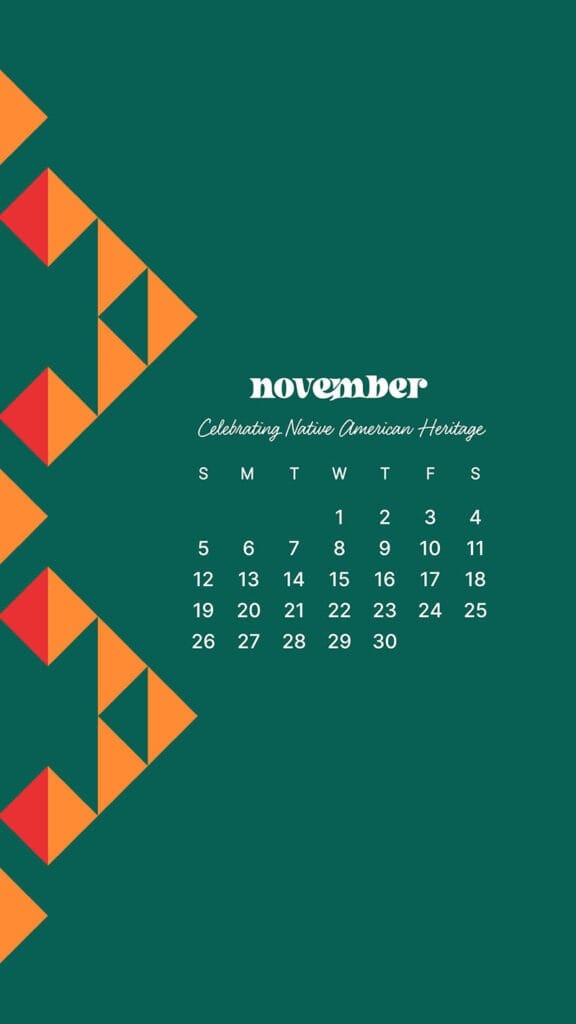 NATIVE AMERICAN HERITAGE MONTH WALLPAPERS – 36 FREE OPTIONS – NOVEMBER 2023, Oh So Lovely Blog