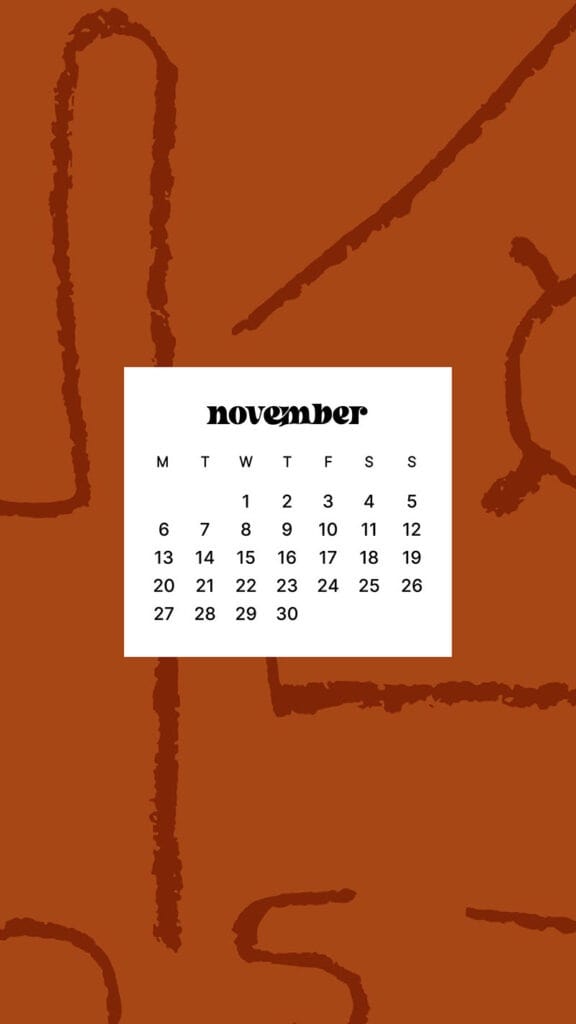 NOVEMBER 2023 WALLPAPERS – 45 FREE PHONE &#038; DESKTOP CALENDARS!, Oh So Lovely Blog