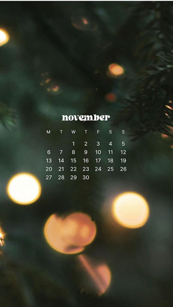 NOVEMBER 2023 WALLPAPERS – 45 FREE PHONE &#038; DESKTOP CALENDARS!, Oh So Lovely Blog