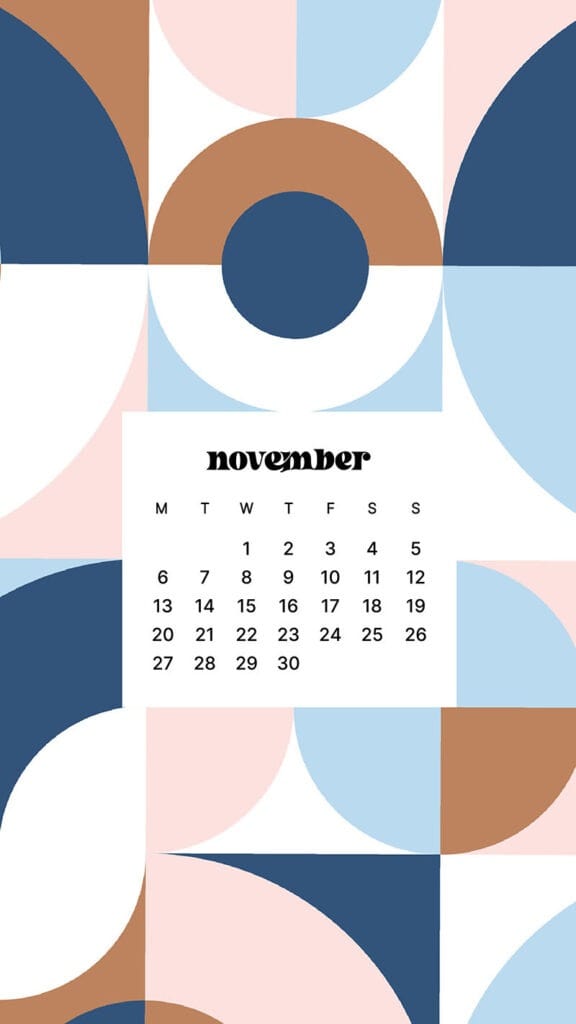 NOVEMBER 2023 WALLPAPERS – 45 FREE PHONE &#038; DESKTOP CALENDARS!, Oh So Lovely Blog