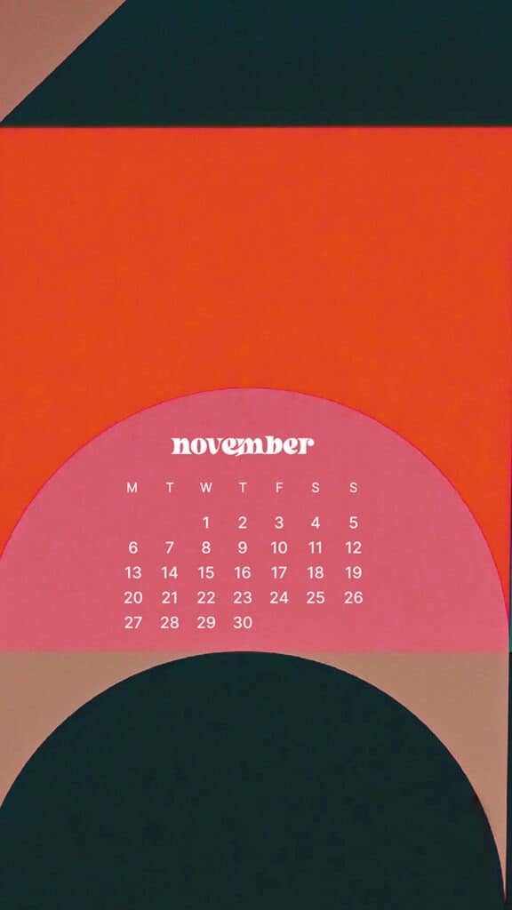 NOVEMBER 2023 WALLPAPERS – 45 FREE PHONE &#038; DESKTOP CALENDARS!, Oh So Lovely Blog